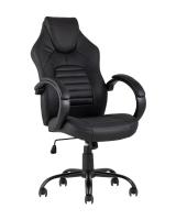 Кресло игровое TopChairs Racer Midi черное фото Кресло игровое TopChairs Racer Midi черное. Фото №1