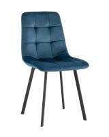 Стул Chilly велюр сине-зеленый. Фото №1