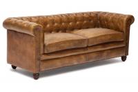 Диван 3-х местный Secret De Maison Честер (Chester) 1175Т 3-х местный из натуральной кожи (Античный светлый)