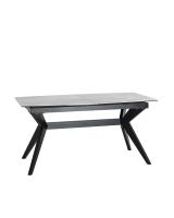 Стол обеденный Аркада раскладной 160-210*90 керамика темная. Фото №1