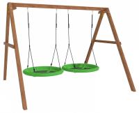 Качели детские Р911-30, коричневый