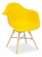 Кресло Secret De Maison CINDY (EAMES) (mod. 919) , желтый/yellow with natural legs (поставляется по 4 шт) фото Кресло Secret De Maison CINDY (EAMES) (mod. 919) , желтый/yellow with natural legs (поставляется по 4 шт). Фото №1