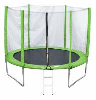 Батут AL-out244 2440 мм, зеленый, серый