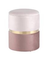 Пуф Кэрри с ящиком велюр розовый фото Пуф Кэрри с ящиком велюр розовый. Фото №1