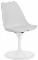 Стул TULIP FASHION CHAIR (mod.109) металл/пластик/PU, 55x48x81см, белый / белый  (поставляется по 2 шт) фото Стул TULIP FASHION CHAIR (mod.109) металл/пластик/PU, 55x48x81см, белый / белый  (поставляется по 2 шт). Фото №1