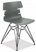Стул HANSEN (mod. 622N) пластик/металл, 51х47х80 см, высота до сиденья 45 см, серый/черный (поставляется по 4 шт) фото Стул HANSEN (mod. 622N) пластик/металл, 51х47х80 см, высота до сиденья 45 см, серый/черный (поставляется по 4 шт). Фото №1