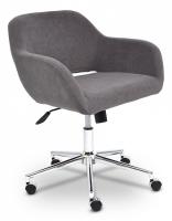 Кресло MODENA хром флок , серый, 29 Кресло MODENA хром флок , серый, 29