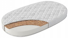 Матрас для новорожденных Джангл Симпл 1250x750, белый. Фото