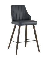 Стул полубарный Коналл экокожа антрацит Стул полубарный Коналл экокожа антрацит