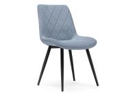 Стул Fox black / light blue. Фото №1