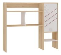 Энерджи Надстройка 1200 прямая дуб сонома/белый. Фото №1