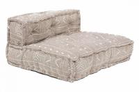 Модуль мягкий со спинкой  Secret De Maison SILESIA (mod. 10098) cotton Kilim, 80х80х43см, бежевый. Фото №1