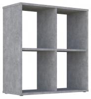 Стеллаж Polini Home Smart, серый. Фото №1