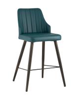 Стул полубарный Коналл экокожа темно-синий Стул полубарный Коналл экокожа темно-синий