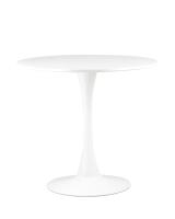 Стол Tulip D80 белый фото Стол Tulip D80 белый. Фото №1