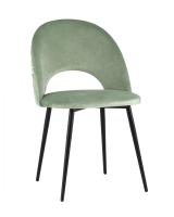 Стул Меган велюр с ромбами фисташковый фото Стул Меган велюр с ромбами фисташковый. Фото №1