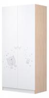 Шкаф платяной Polini kids French 1230 Teddy, белый