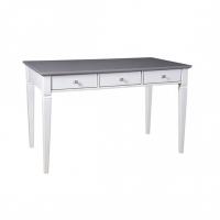 (5.1) Стол письменный "Ольса" 003 (белый лак/серый)
