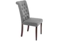 Стул деревянный Amelia dark walnut / fabric grey фото Стул деревянный Amelia dark walnut / fabric grey. Фото №1