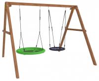 Качели детские Р911-22, коричневый
