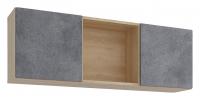 Киото СТЛ.339.04 Полка навесная Дуб небраска/Бетон тёмный. Фото №1