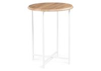 Журнальный стол, Грейс дуб вотан / белый