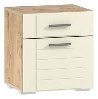 Тумба прикроватная Livorno НМ 013.62 Софт Панакота, Дуб Бунратти