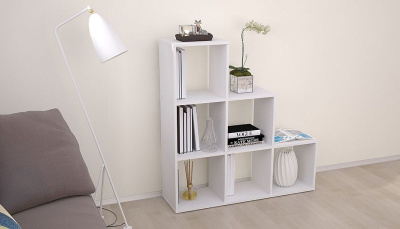 Стеллаж Polini Home Smart, белый фото Стеллаж Polini Home Smart, белый. Фото №5