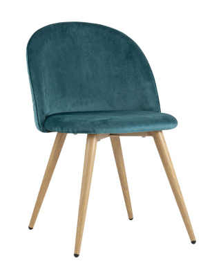 Стул Лион велюр с ромбами аквамарин. Фото №2