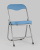 Стул складной ДЖОН металлик, голубой фото Стул складной ДЖОН металлик, голубой. Фото №3