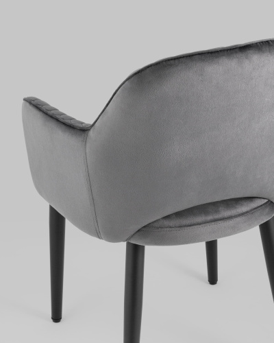 Стул Венера Хани велюр серый. Фото №8