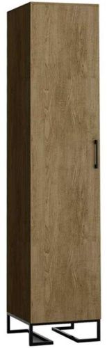 Шкаф одностворчатый Loft 45 см Дуб Табак. Фото №1