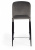 Стул полубарный ALVOR (mod. 715пб) ткань/металл, 44х55х99 см, высота до сиденья 67 см, серый barkhat 26/черный (поставляется по 2 шт). Фото №2