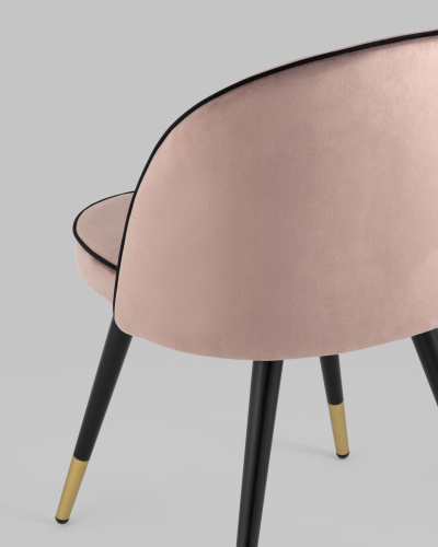 Стул Gabi LUX велюр розовый. Фото №8