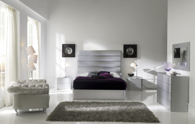 Тумба прикроватная DUPEN М-102 серебро. Фото №5