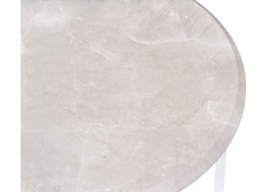 Журнальный стол, Грейс мрамор серый / белый. Фото