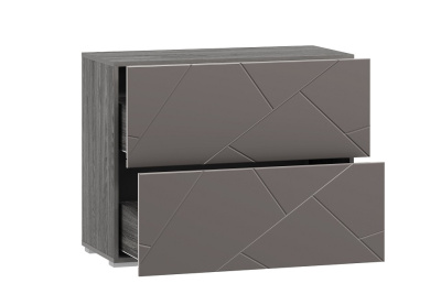 Тумба Summit НМ 011.87-01, Софт Графит, Ясень Анкор темный. Фото №2