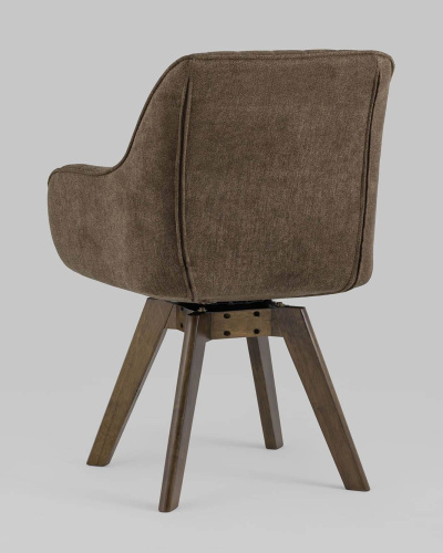 Стул вращающийся MANS коричневый 2 шт.. Фото №7