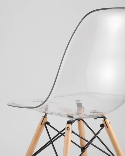 Стул DSW прозрачный. Фото №8