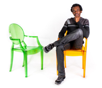 Стул GHOST прозрачный. Фото