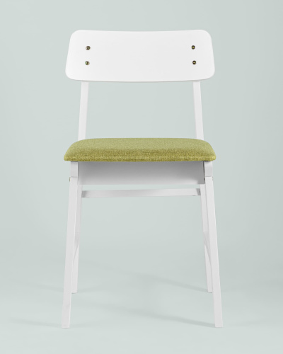 Стул ODEN WHITE оливковый 2 шт.. Фото №5