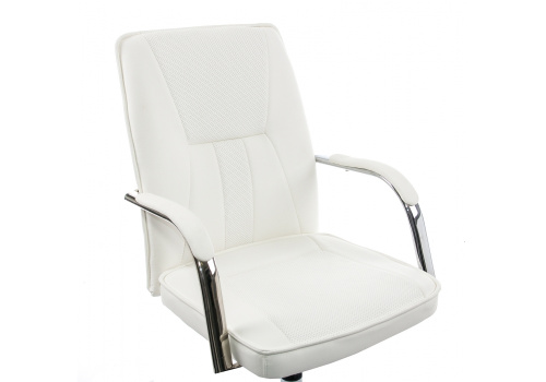 Стул Компьютерное кресло Nadir белое. Фото №6