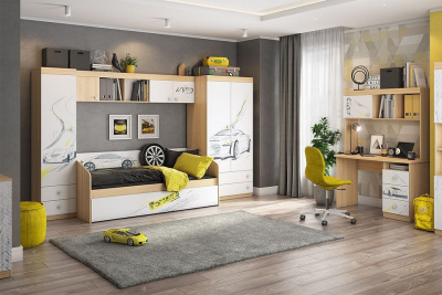 Форсаж Полка дуб сонома/белый. Фото №2