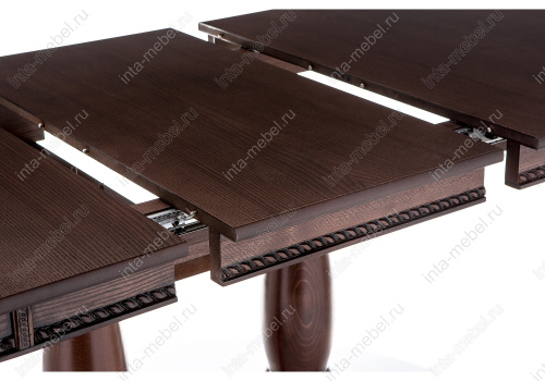 Стол деревянный Кантри 120 орех с коричневой патиной. Фото №6