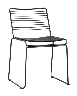 Стул обеденный Danny черный с черной подушкой фото Стул обеденный Danny черный с черной подушкой. Фото №2