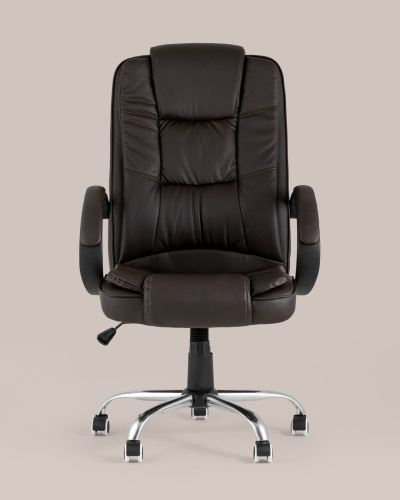 Кресло руководителя TopChairs Atlant коричневое. Фото №5