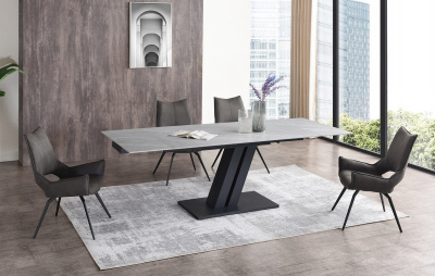 Стул DC1241 серый/черный. Фото