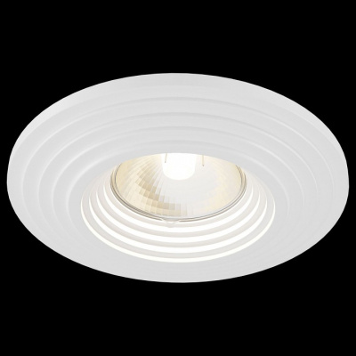 Встраиваемый светильник Maytoni Gyps Modern DL004-1-01-W. Фото №2