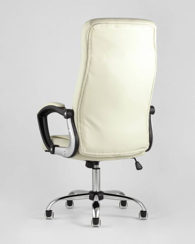 Кресло руководителя TopChairs Tower бежевое. Фото №7