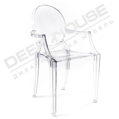 Стул GHOST прозрачный. Фото